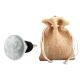 Grey Floral FlaCeramic Wine Bottle Stopper